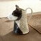 Hello Honey 12-Ounce Stoneware Goat Shaped Pitcher, Brown and White